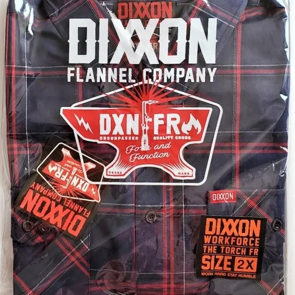 DIXXON Flannel TORCH FR Men's Flannel Shirt 2XL - Picture 6 of 8